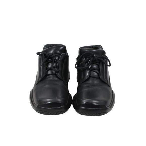 Prada AW99 Vtg Chunky Derby US8.5 UK7.5 Black Leather Square Toe Platform Sole main image 4